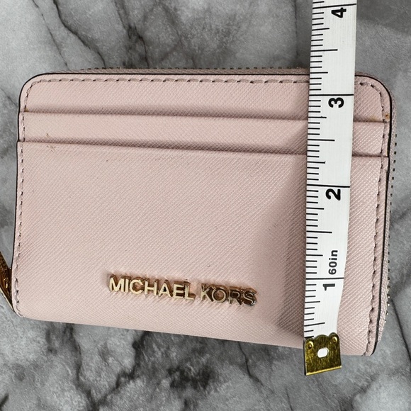 Michael Kors Blush Pink Wallet with Gold Zipper - Picture 10 of 10
